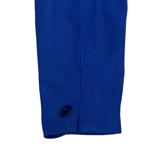 August Max Woman Vintage Purple Wool Button Front Blazer Size L/XL - Picture 5 of 7